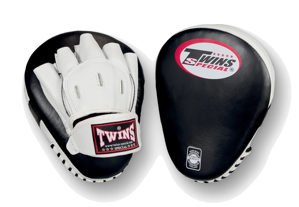 Twins Special black and white punching mitts